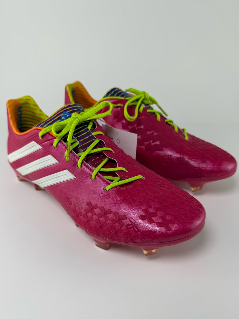 New Adidas Predator LZ TRX FG Soccer Cleats Men’s Size 9.5 Pink Vivid Berry